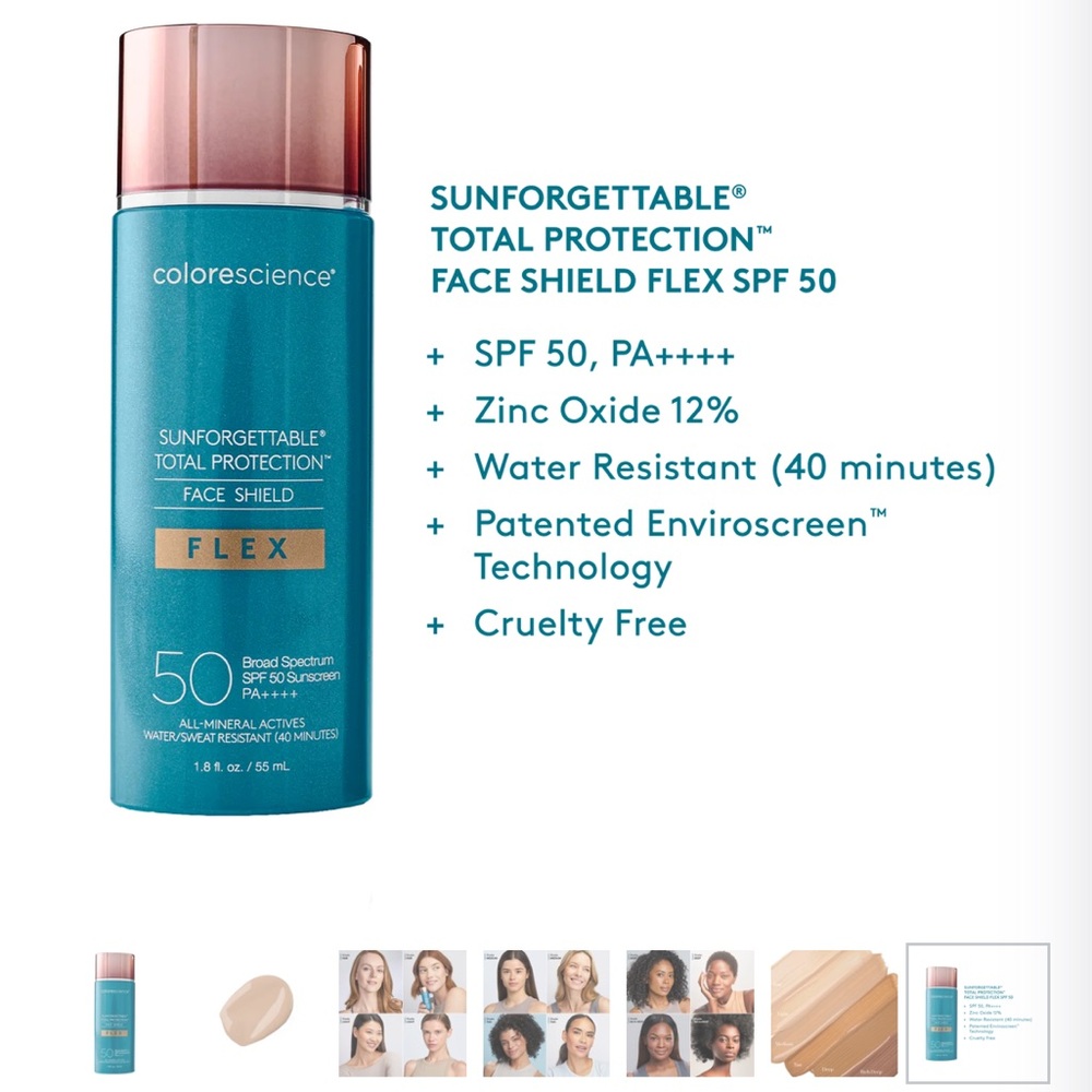 Colorescience Sunforgettable Face Shield SPF 50 - New Shade Light